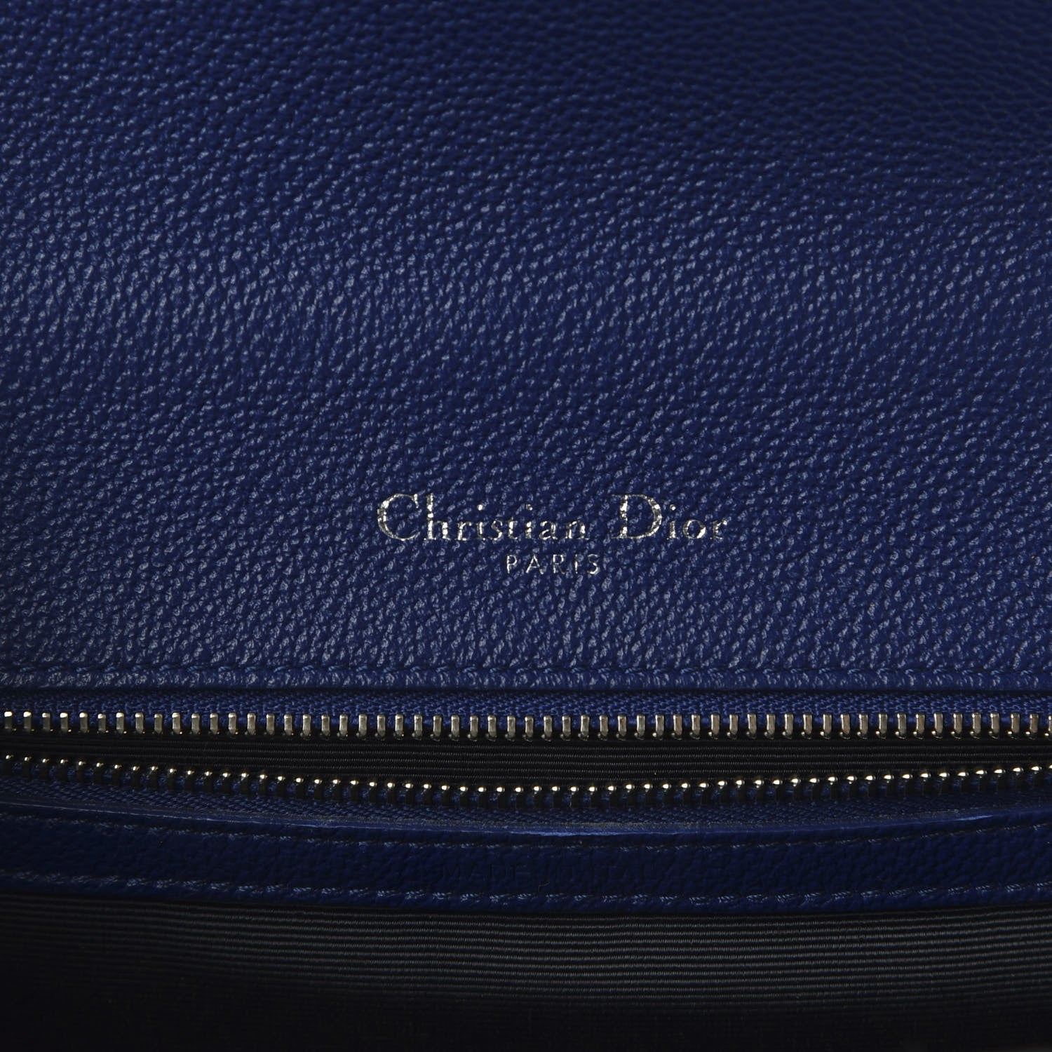Christian Dior Grained Calfskin Small Diorama Flap Bag Bleu De Minuit 8 of 10