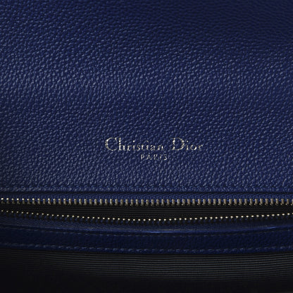 Christian Dior Grained Calfskin Small Diorama Flap Bag Bleu De Minuit 8 of 10