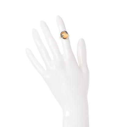 Tiffany 18K Yellow Gold Citrine Paloma Picasso Olive Leaf Ring 46 3.75 2 of 6