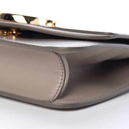 Chloe Calfskin Suede C Clutch With Chain Motty Grey 10 of 11