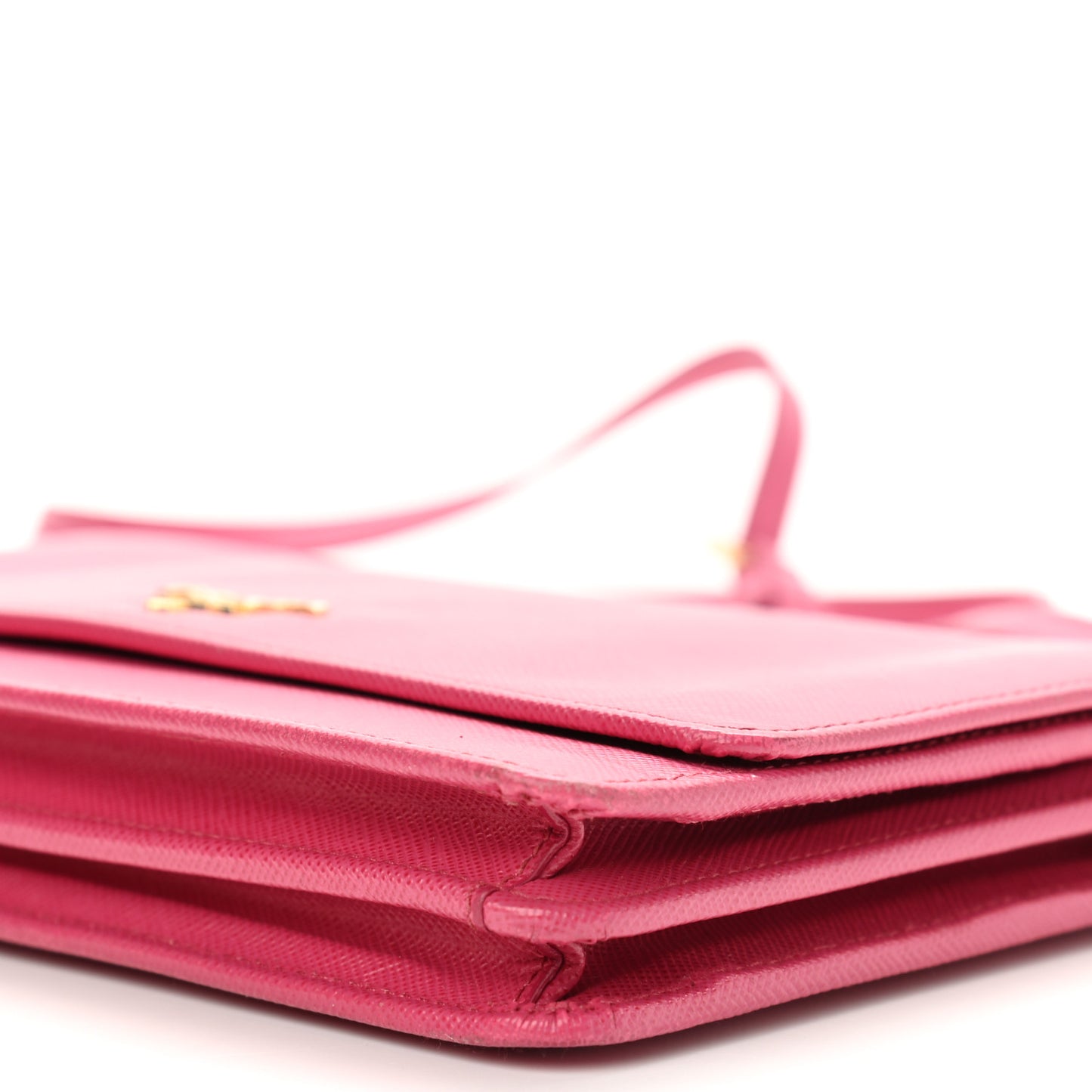 Saffiano Metal Mini Crossbody Wallet Ibisco