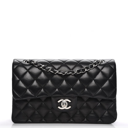 Chanel Lambskin Quilted Small Double Flap Black 1 of 10