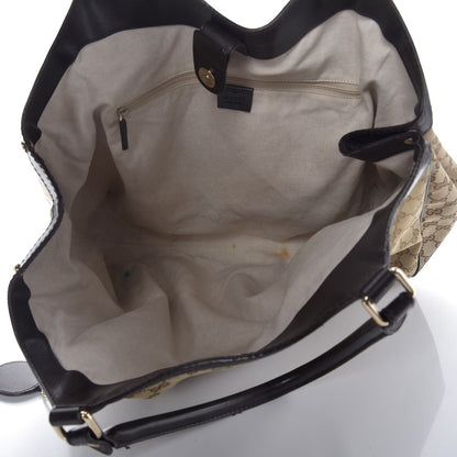 Gucci Monogram Large Sukey Tote Dark Brown 5 of 14