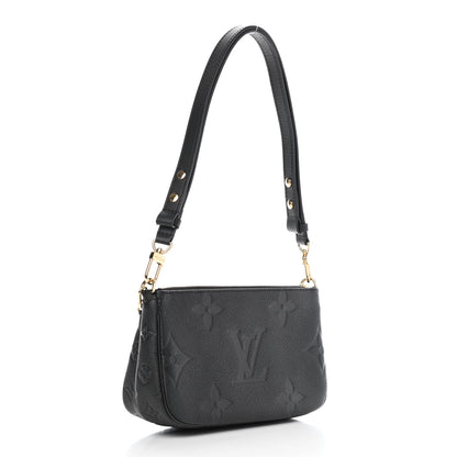 Louis Vuitton Empreinte Monogram Giant Multi Pochette Accessories Black 2 of 4