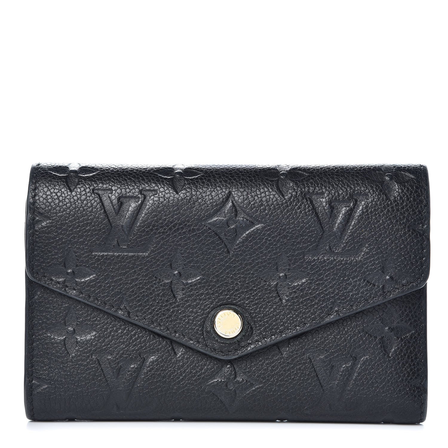 Louis Vuitton Empreinte Compact Curieuse Wallet Black 1 of 10