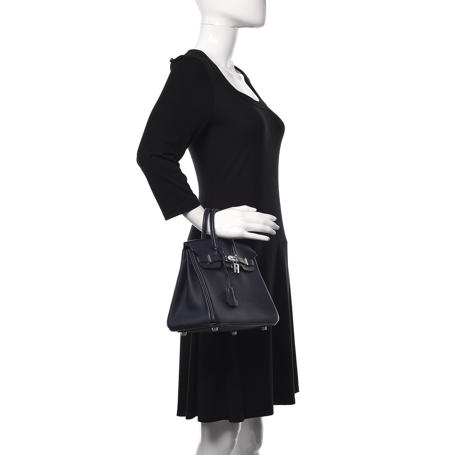 Hermes Togo Birkin 25 Bleu Nuit 2 of 13