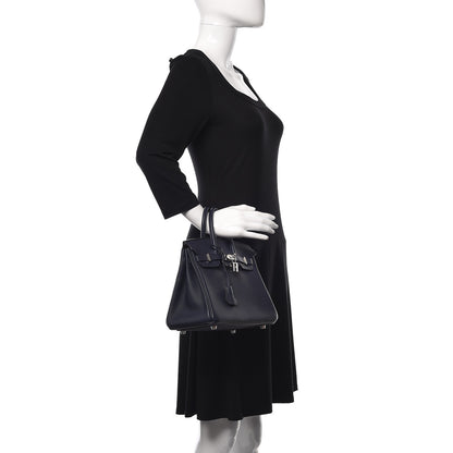 Hermes Togo Birkin 25 Bleu Nuit 2 of 13