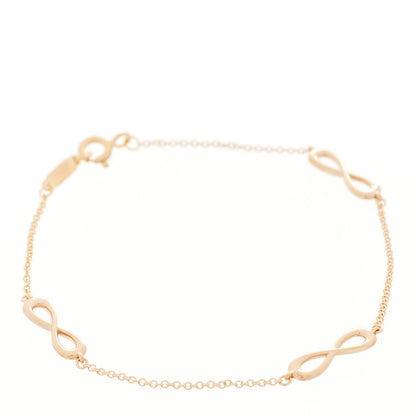 Tiffany 18K Rose Gold Infinity Endless Bracelet 1 of 4