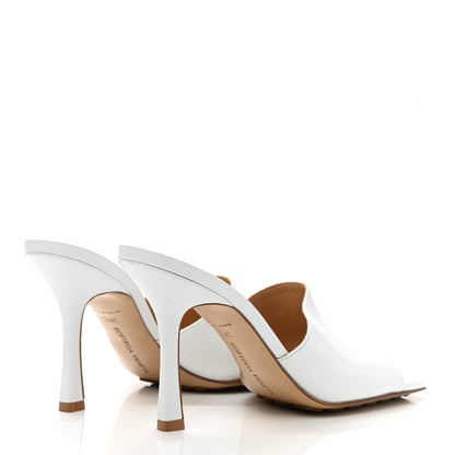 Bottega Veneta Lambskin Stretch Mule Sandals 36.5 Optic White 4 of 8