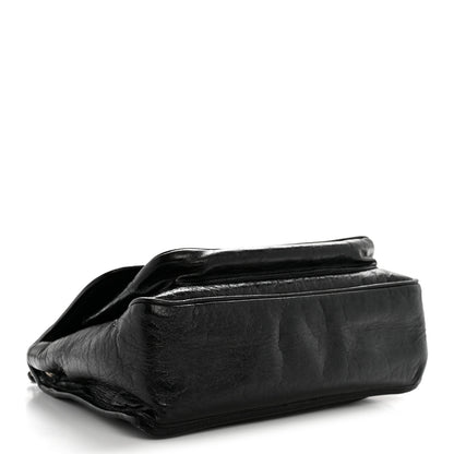 Saint Laurent Crinkled Calfskin Monogram Medium Niki Chain Satchel Black 4 of 13