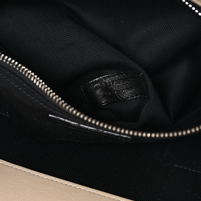 Saint Laurent Vitello Large Rive Gauche Tote Sea Salt 6 of 9