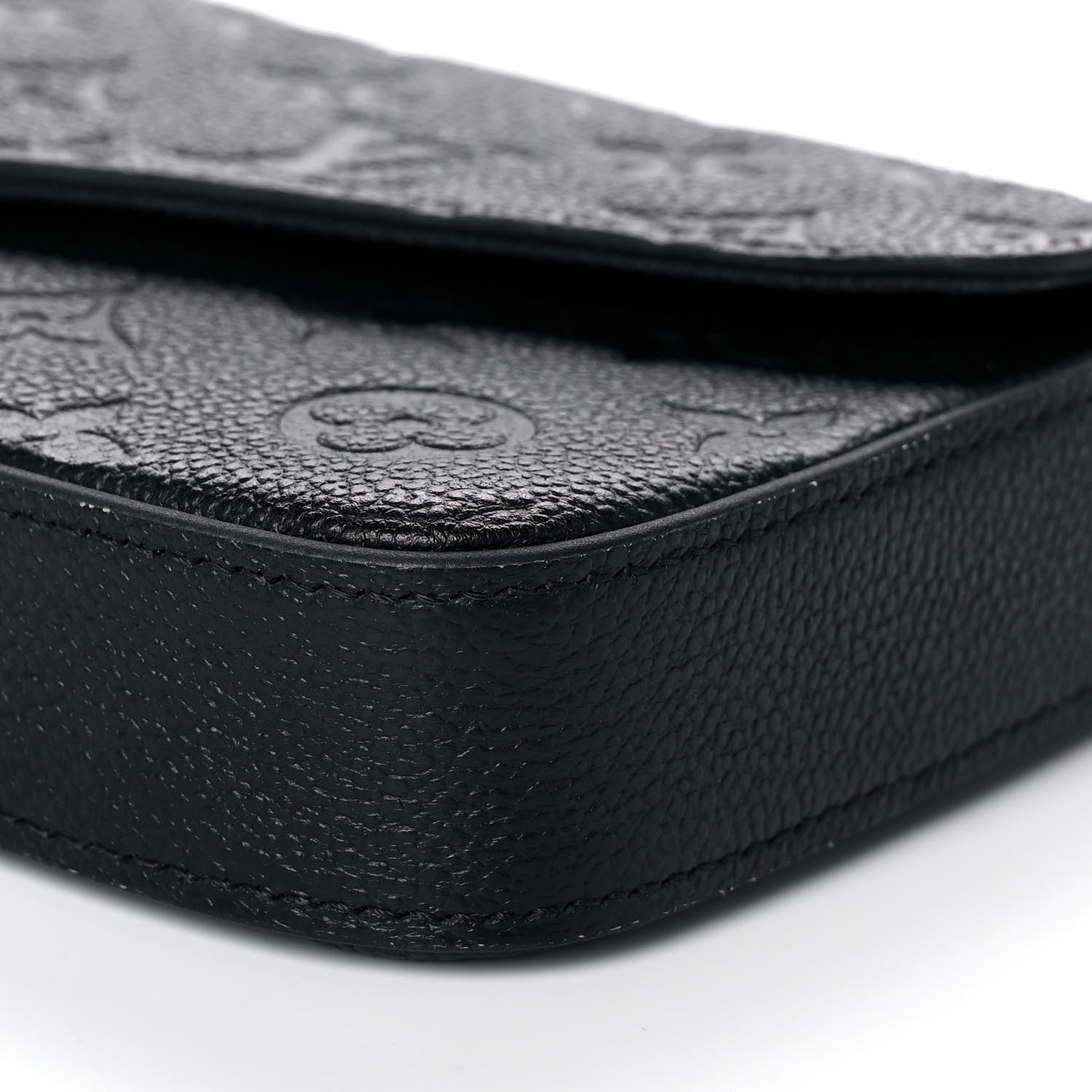 Louis Vuitton Empreinte Pochette Felicie Chain Wallet Black 9 of 10