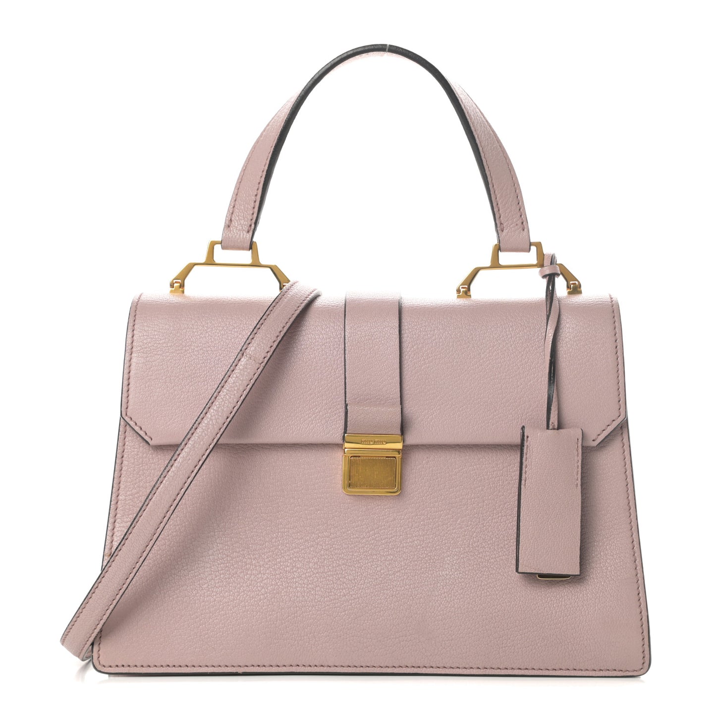 Goatskin Madras Top Handle Bag Mughetto