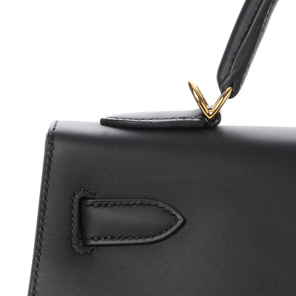 Hermes Sombrero Kelly Sellier 32 Black 15 of 34
