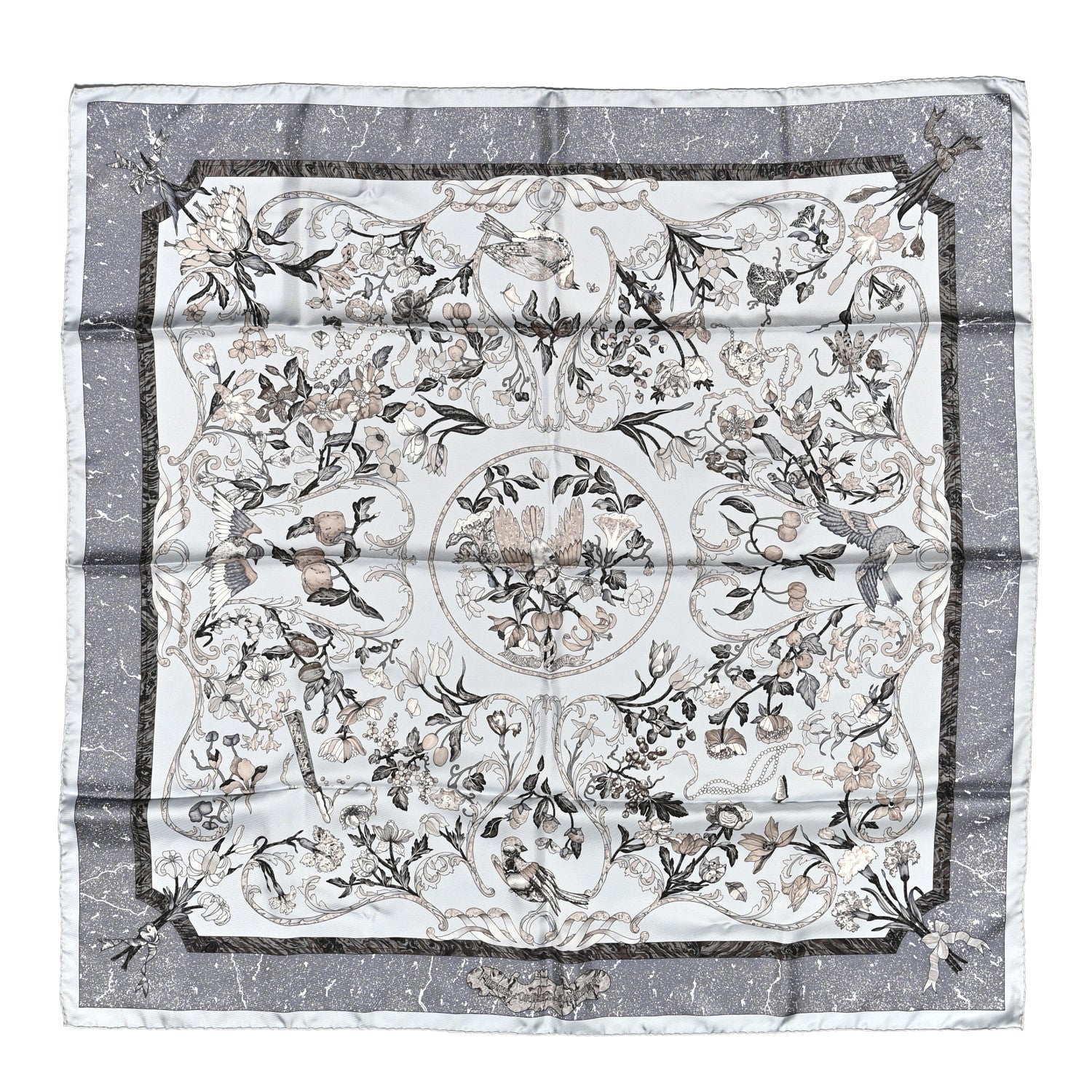 Hermes Silk Pierres d'Orient et d'Occident Scarf 90 1 of 6