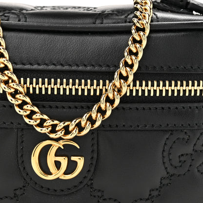 Gucci Calfskin GG Matelasse Mini Top Handle Bag Black 8 of 11