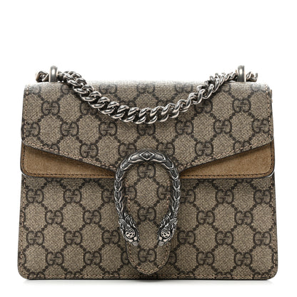 Gucci GG Supreme Monogram Mini Dionysus Shoulder Bag Taupe 1 of 13