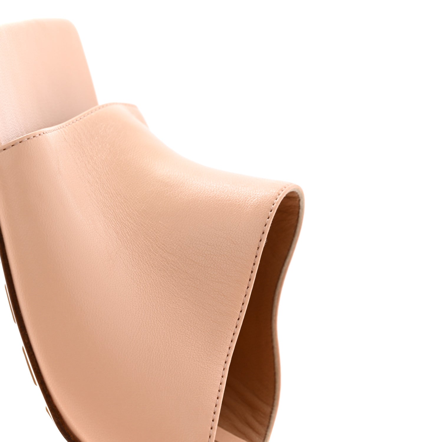 Bottega Veneta Lambskin Stretch Mule Sandals 40 Porridge 9 of 14