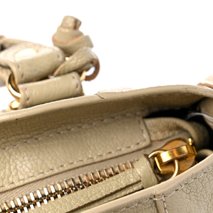 Balenciaga Chevre Gold Metallic Edge Hardware Mini City Beige Oryx 15 of 18