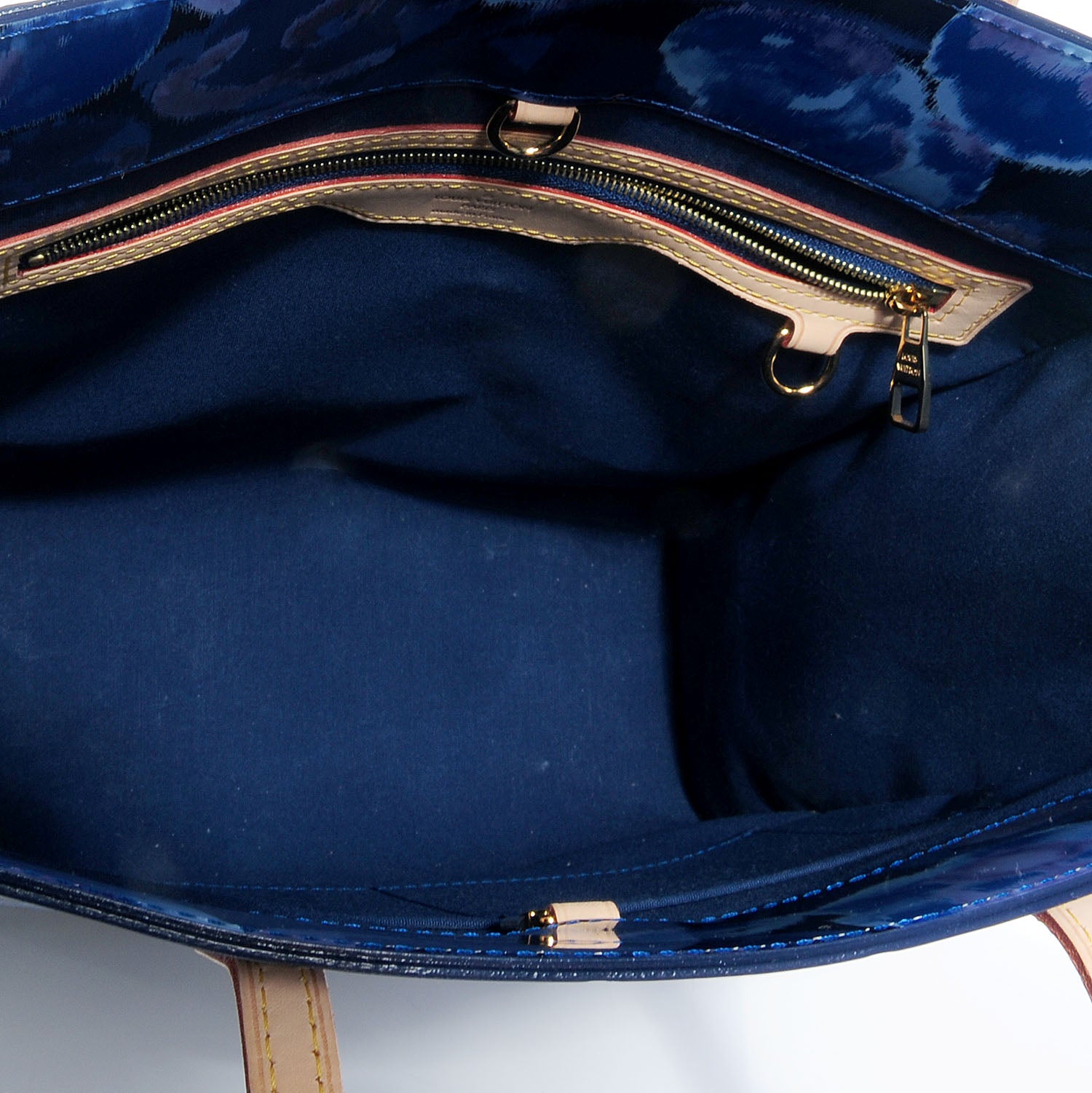 Louis Vuitton Vernis Ikat Catalina NS Bag Grand Blue 7 of 7
