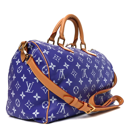 Louis Vuitton Calfskin Monogram Speedy P9 Bandouliere 40 Amethyst 4 of 12