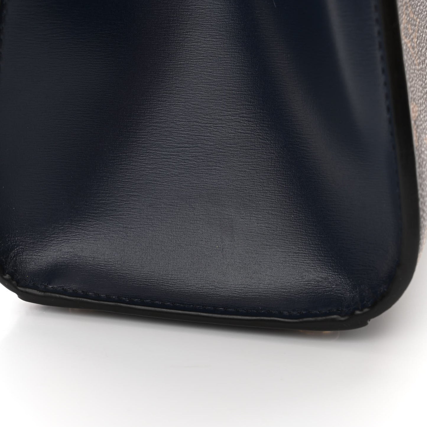 Calfskin Monogram Striped City Steamer PM Blue