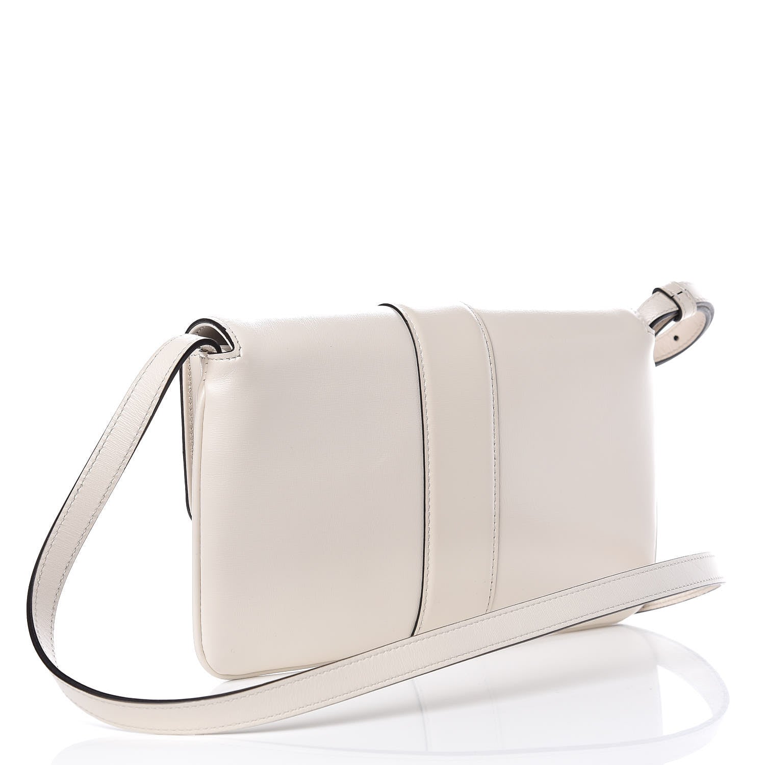 Gucci Calfskin Small Arli Flap Shoulder Bag Mystic White 4 of 11