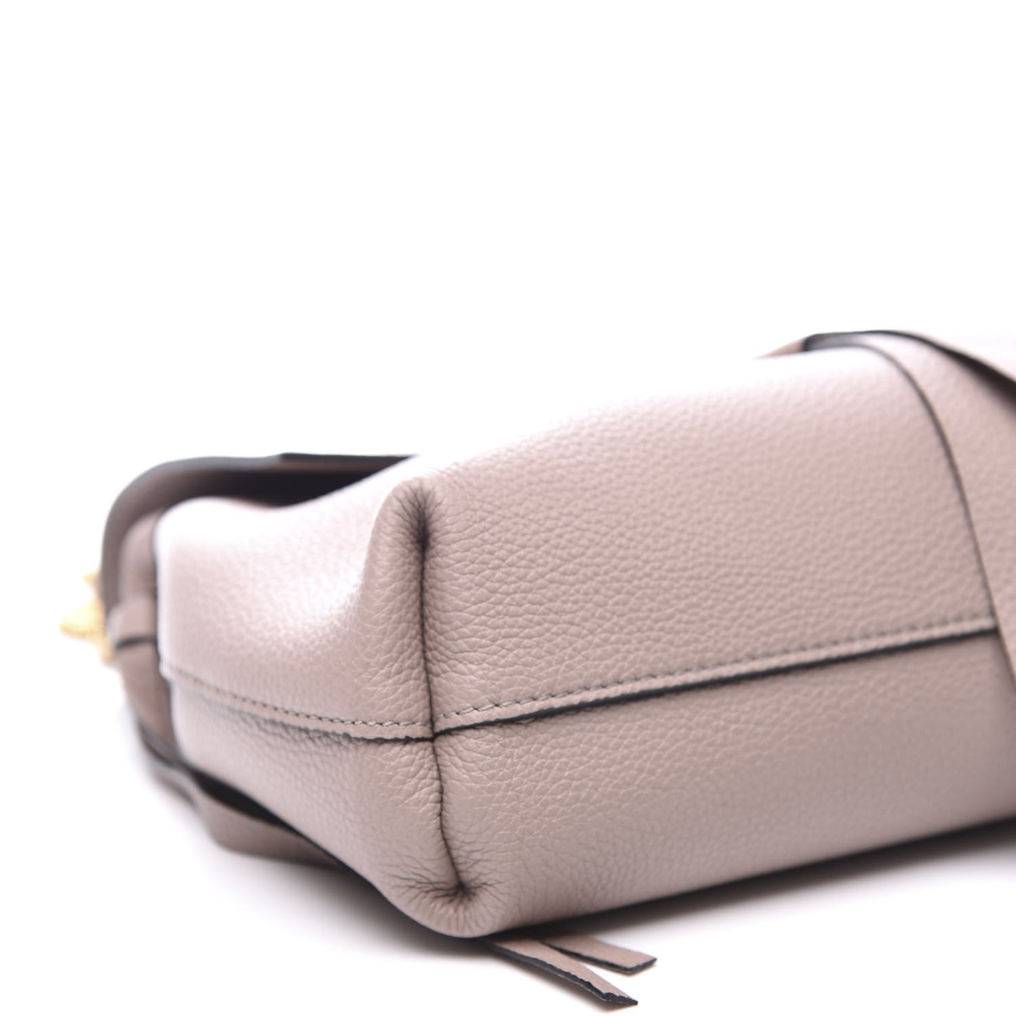 Grainy Calfskin VRing Chain Crossbody Bag Poudre