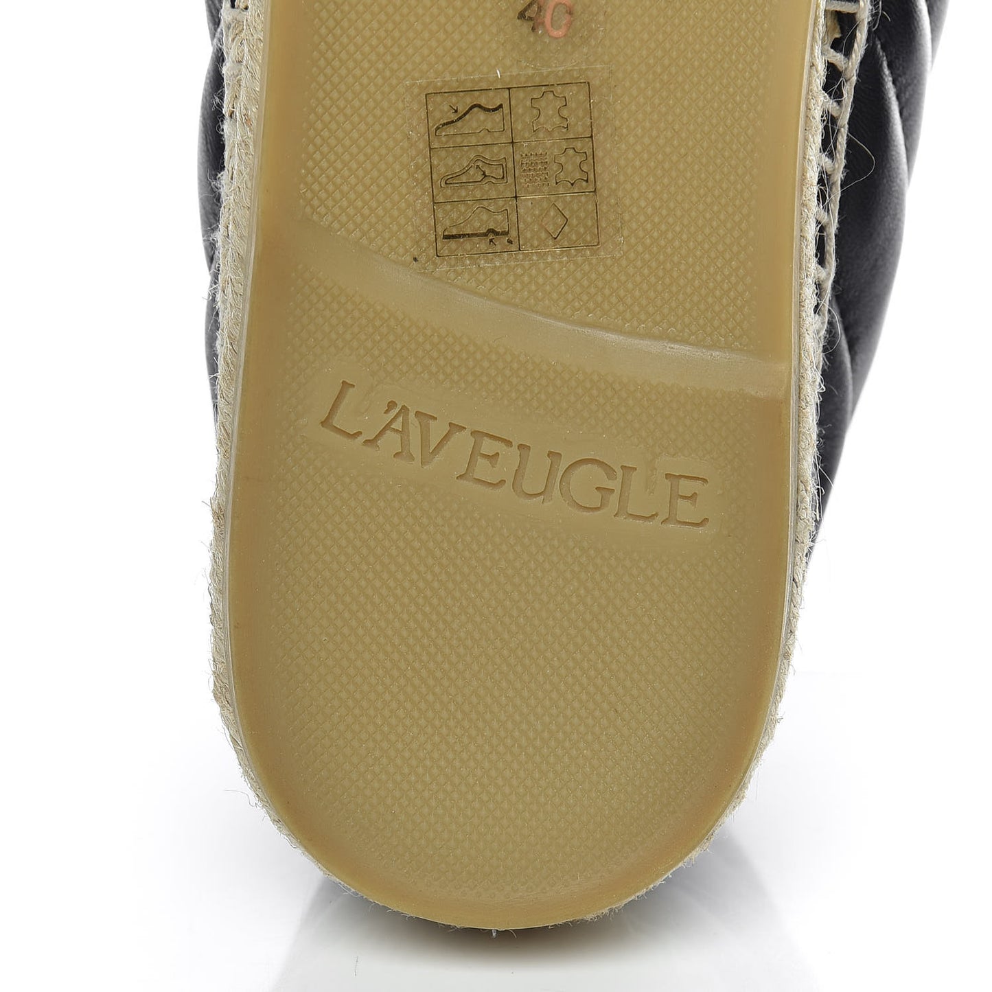 Nappa Matelasse GG Marmont Espadrilles 40 Black
