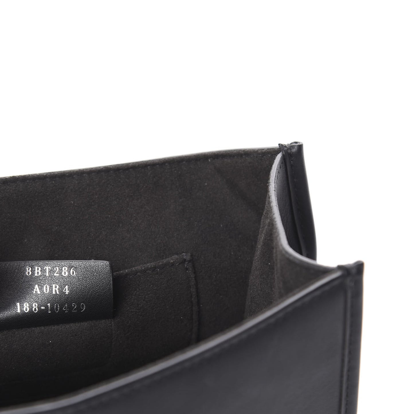 Vitello Century Velvet F is Fendi FF Small Kan I Shoulder Bag Black Tobacco