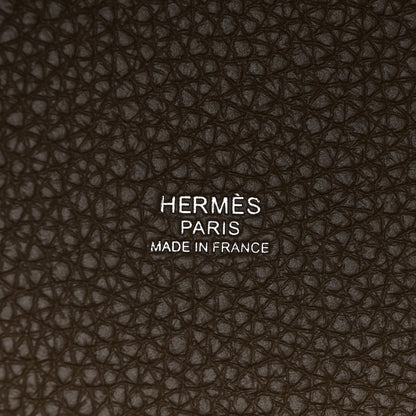 Hermes Taurillon Clemence Picotin Lock 22 MM Etoupe 5 of 9
