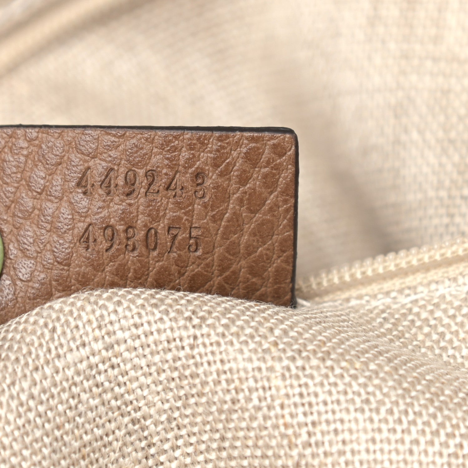 Gucci Monogram Medium Bree Shoulder Bag Beige Tabacco 7 of 9
