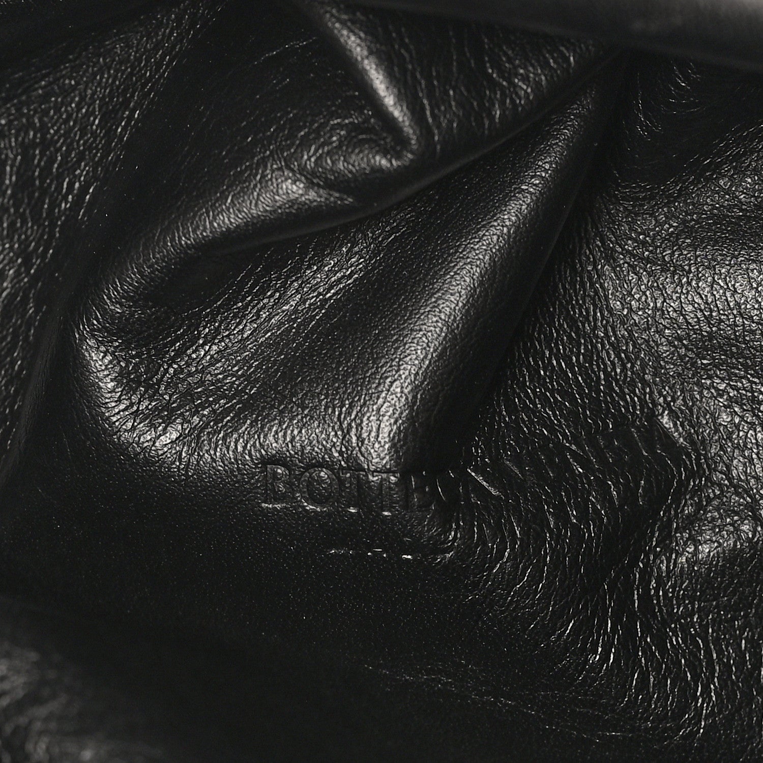 Bottega Veneta Smooth Butter Calf The Pouch Oversized Clutch Black 6 of 9