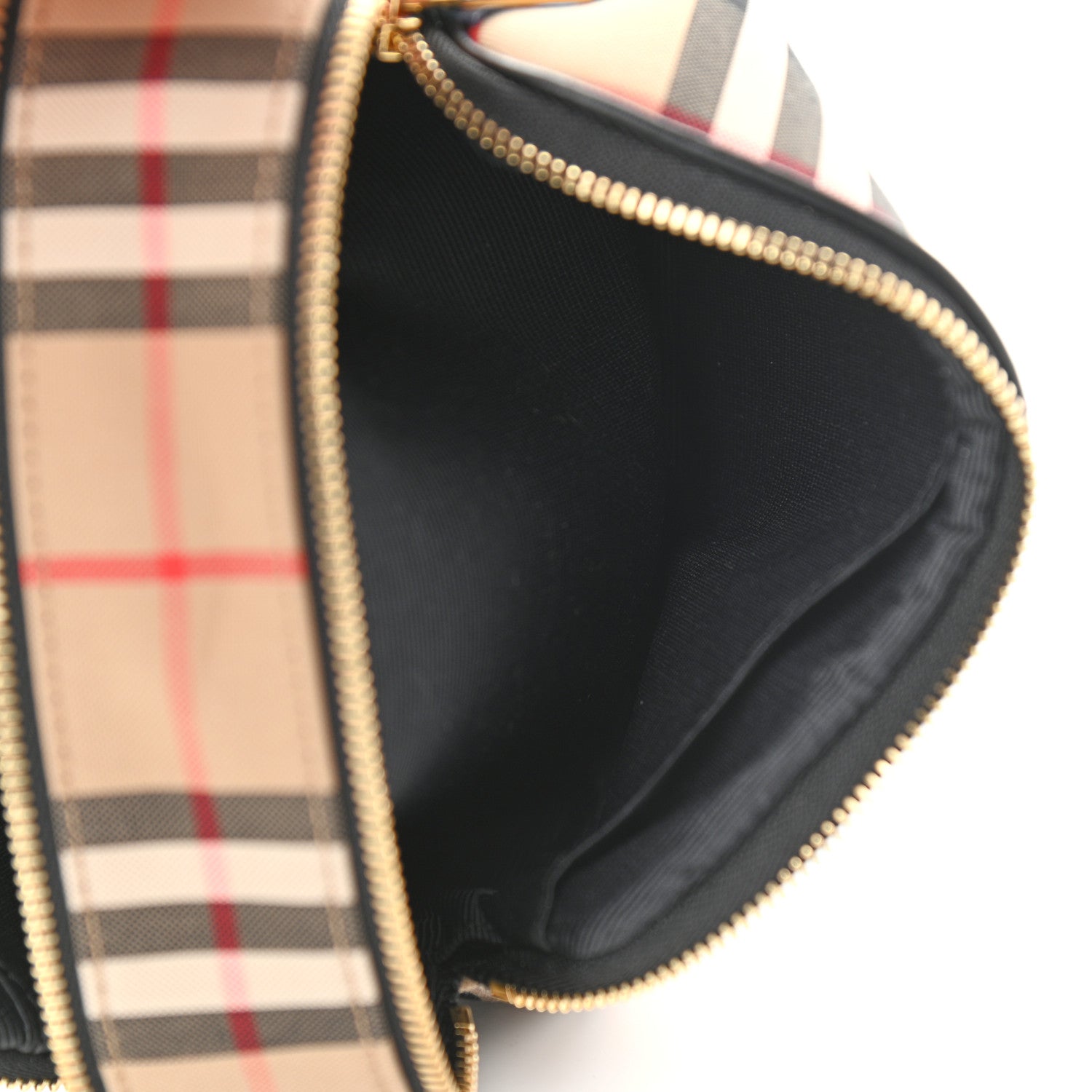 Burberry Calfskin Vintage Check Micro Camera Bag Archive Beige 6 of 11