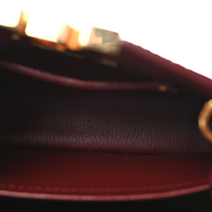 Louis Vuitton Lizard Mini Capucines Pink Multicolor 5 of 9