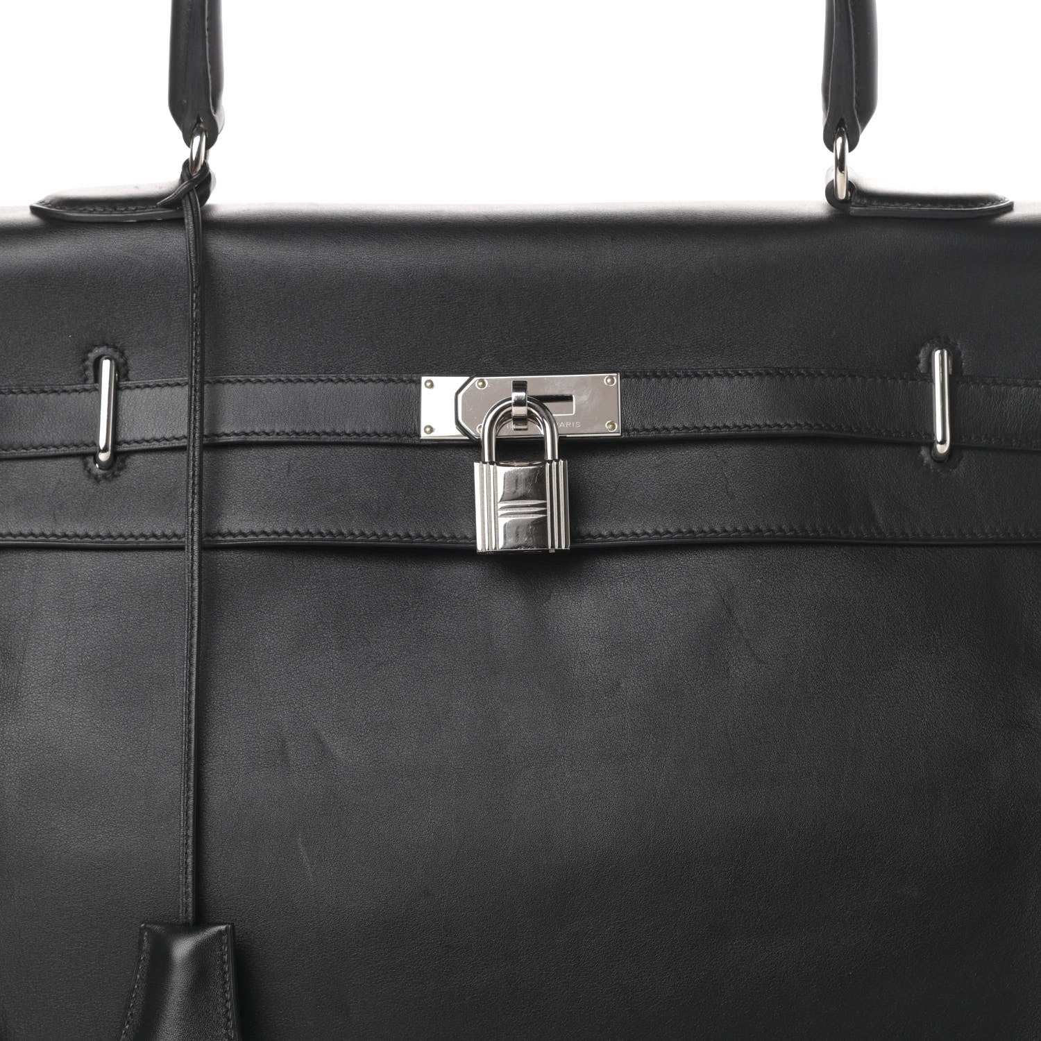 Hermes Veau Sikkim Kelly Relax 50 Black 8 of 19