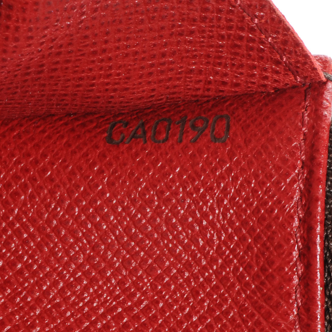 Monogram Emilie Wallet Red