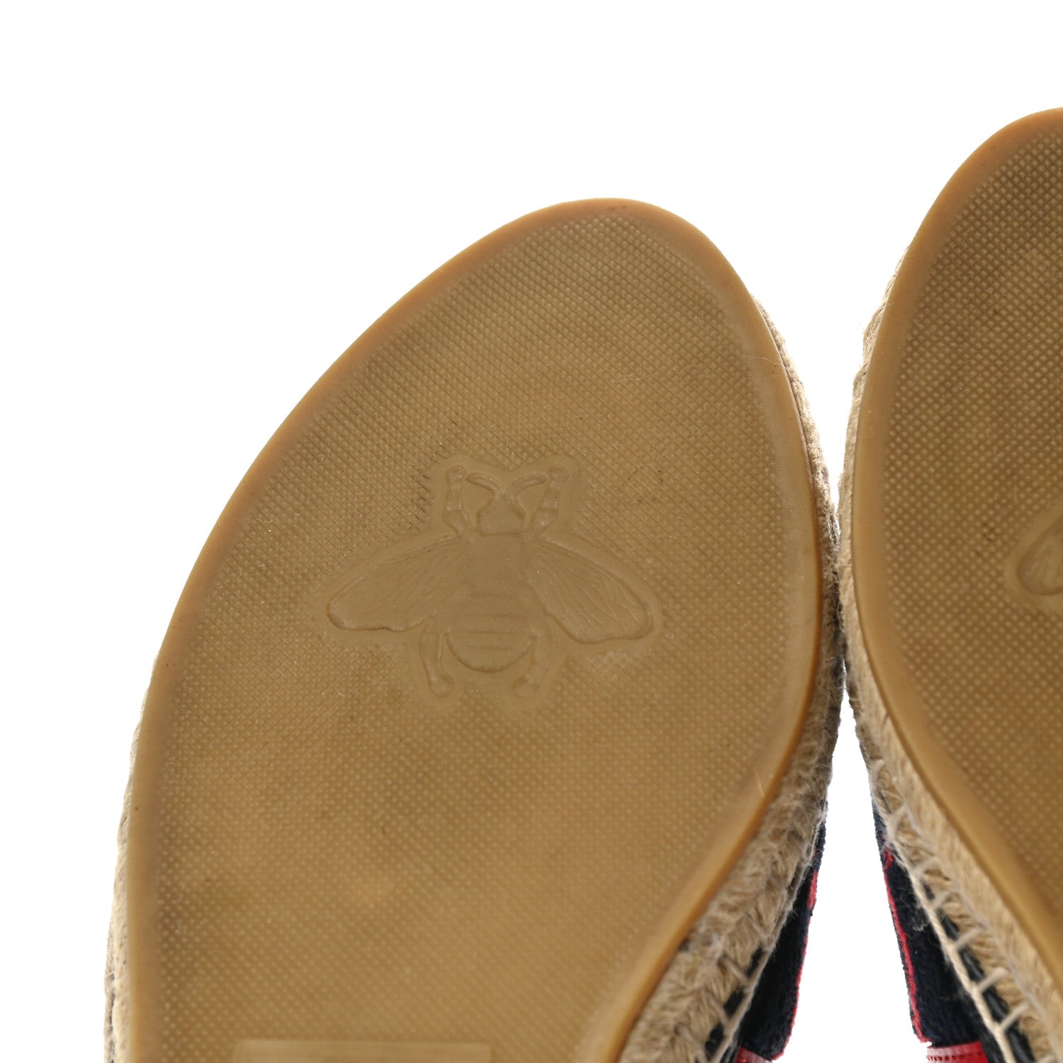 Gucci Terry Cloth GG Monogram Espadrilles 39.5 Blue Red 8 of 12
