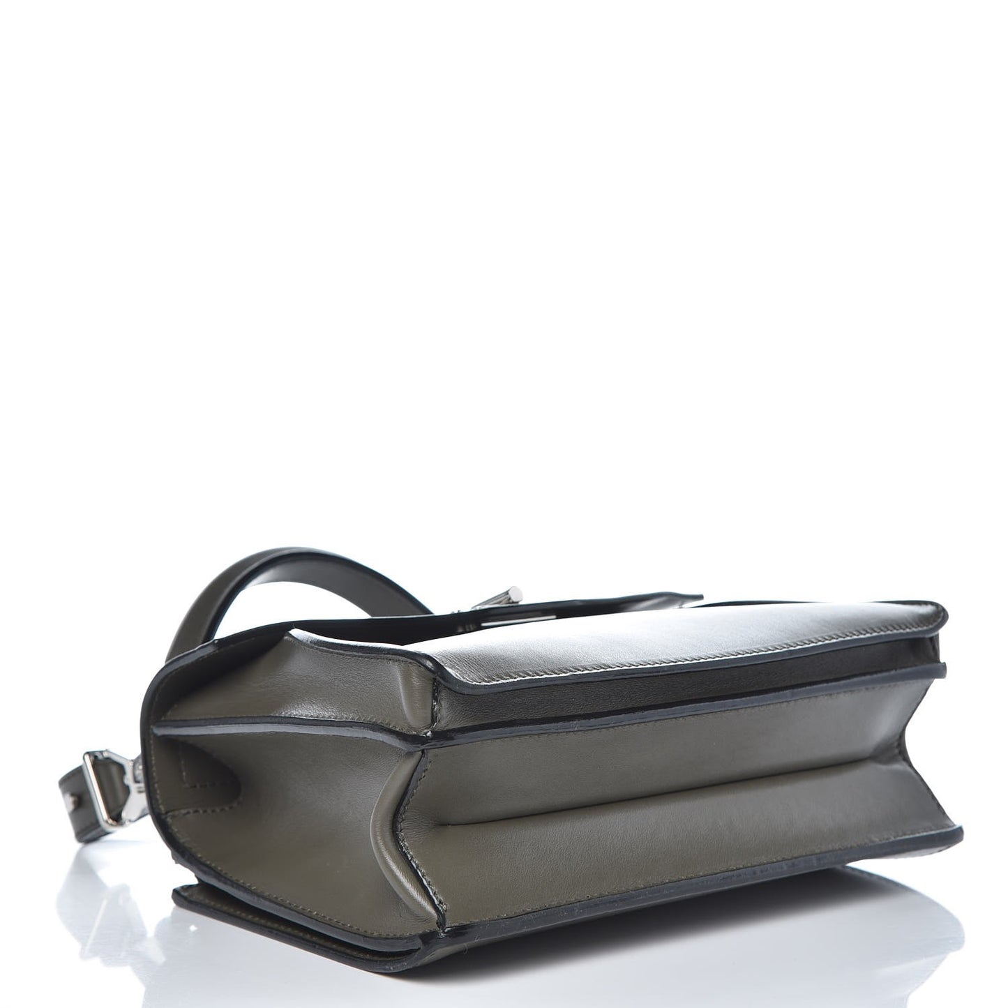 Calfskin Small Hava Top Handle Bag Cypress