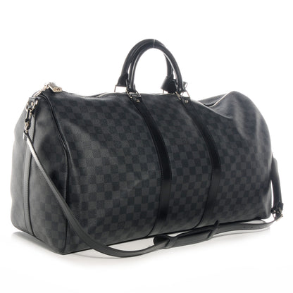 Louis Vuitton Damier Graphite Keepall Bandouliere 55 3 of 7