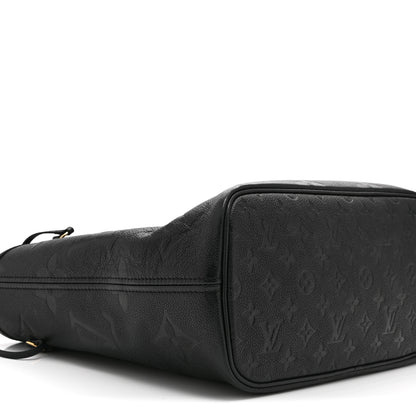 Louis Vuitton Empreinte Monogram Giant Neverfull MM Black 9 of 11