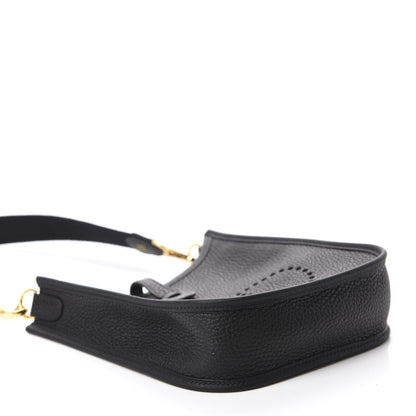 Hermes Taurillon Clemence Evelyne TPM Black 4 of 11