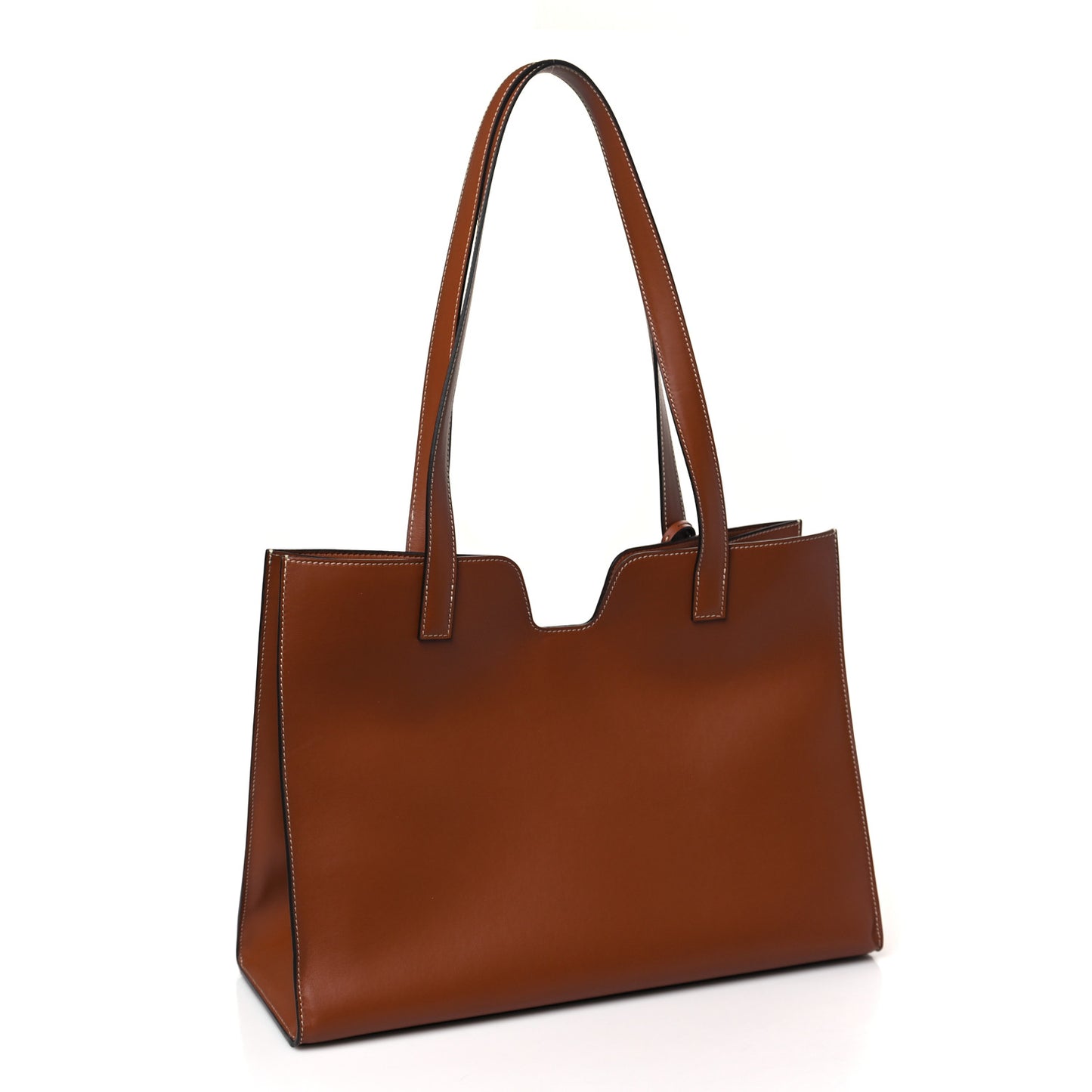 Smooth Calfskin Cabas 16 Bag Tan