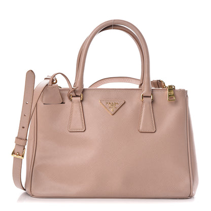 Prada Saffiano Small Galleria Double Zip Tote Cammeo 1 of 18