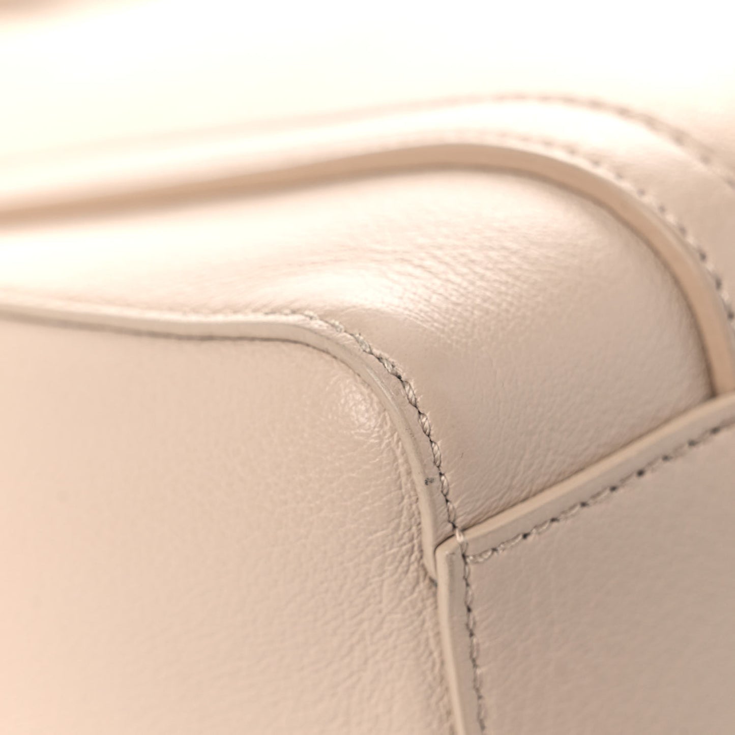 Smooth Calfskin Logo XXS Everyday Tote Light Beige Black