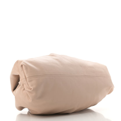 Bottega Veneta Smooth Butter Calf The Pouch Oversized Clutch Nude 4 of 9