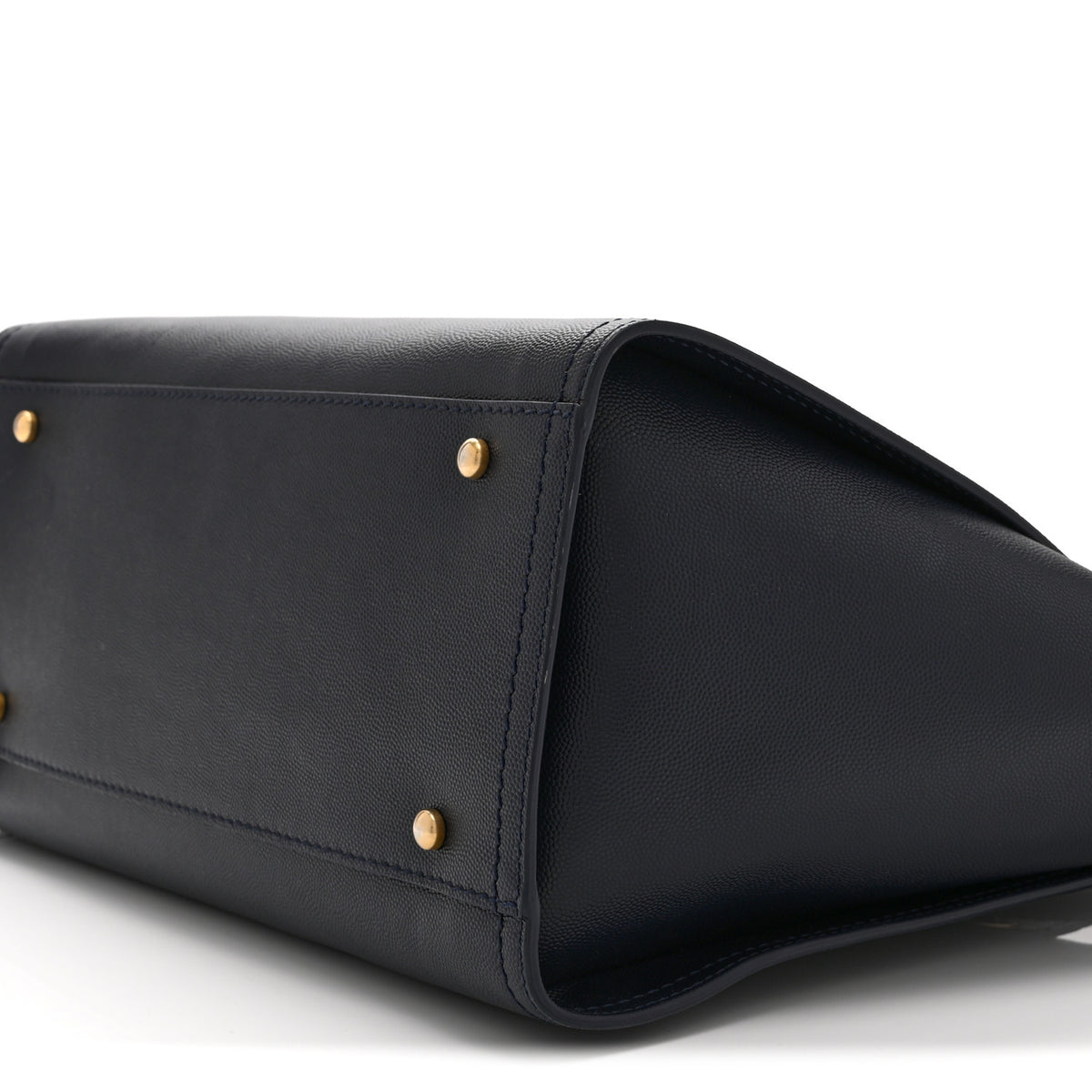 Caviar Small Studded Deauville Tote Navy