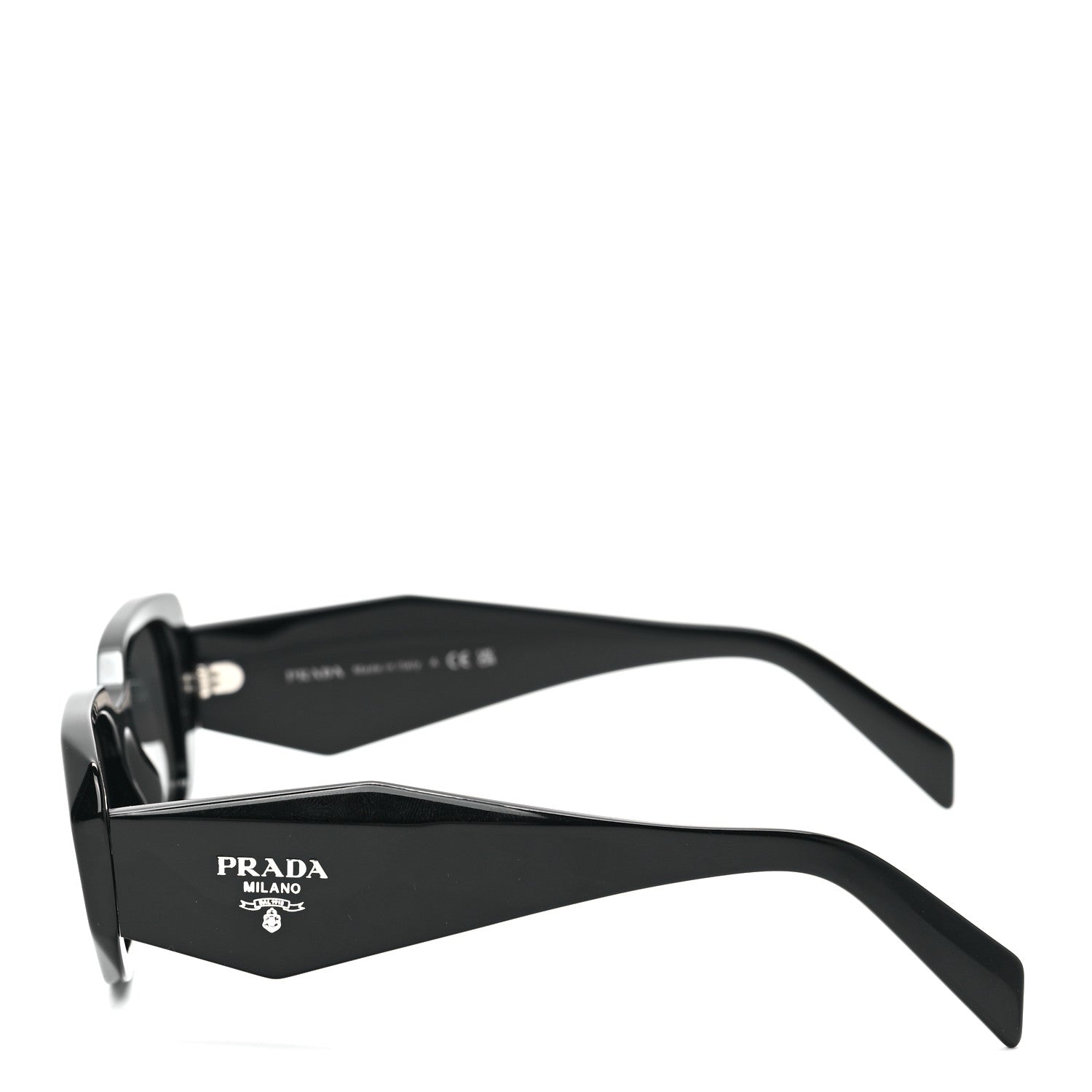 Prada Acetate Symbole Sunglasses SPR 17W Black 3 of 6