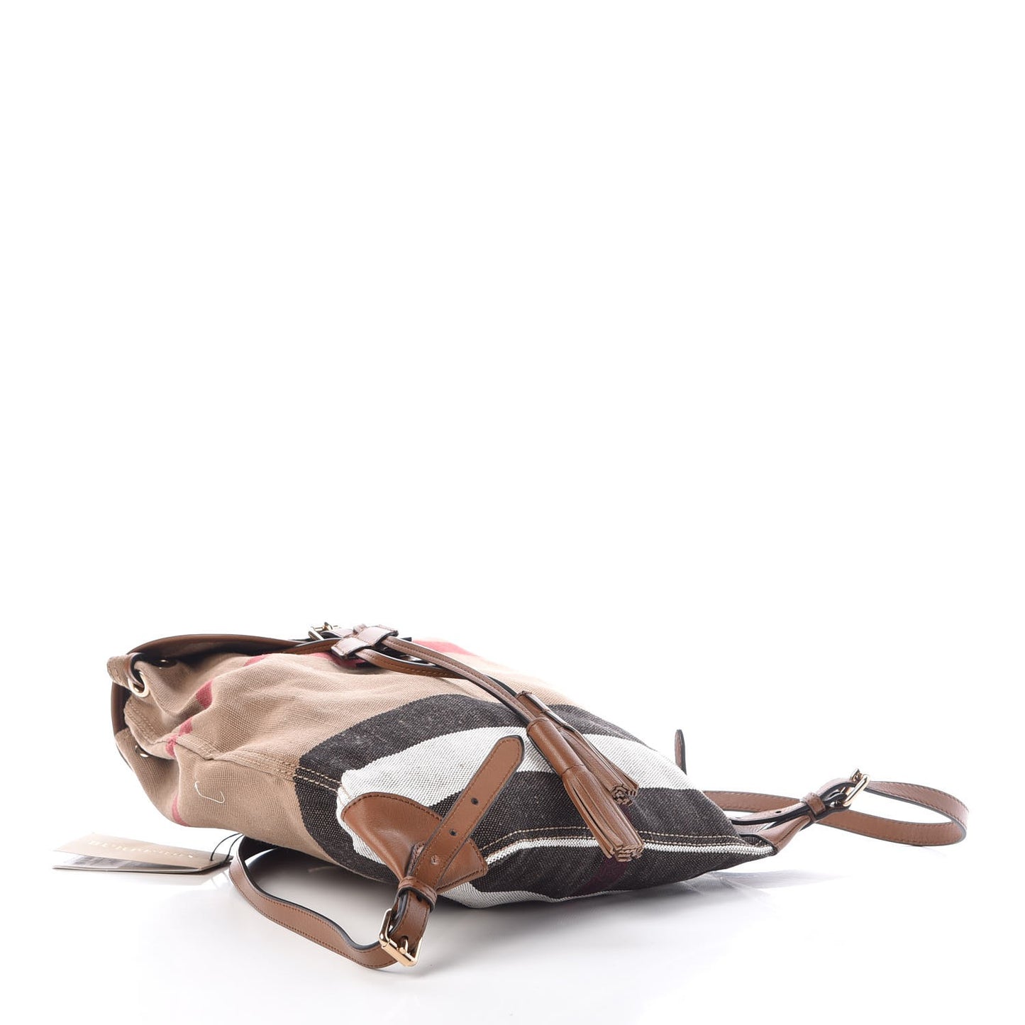 Canvas Mega Check Medium Chiltern Backpack Tan