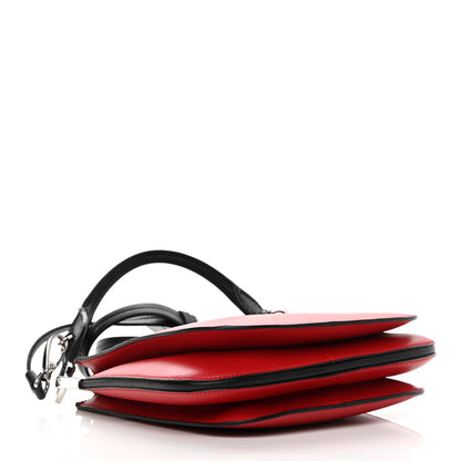 Prada City Calfskin Small Margit Bag Magenta Red 4 of 13